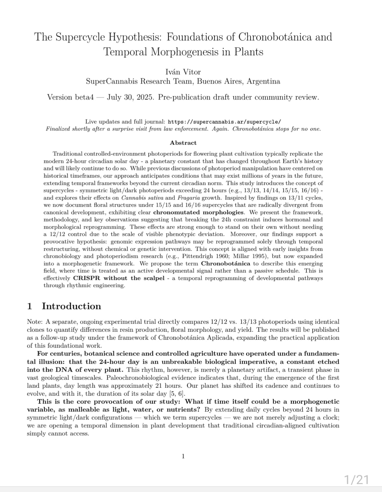 Submitted to bioRxiv